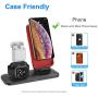 Wireless Charger, 3 in 1 Charging Station for Apple, Wireless Charging Stand Apple Watch Charger for Apple Watch and iPhone Airpod Compatible for iPhone X/XS/XR/Xs Max/8 Plus iWatch 4 3 2 1 Airpods1 2