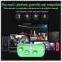 ipega-PG-SW021 Mini Wireless Gamepad Controller for N-Switch /PS3 Galaxy S10/S10+ Galaxy S20 LG Oppo VIVO MI Android Smartphone Tablet with Vibrating six-axis Function (Win 7 and Above) (Green)