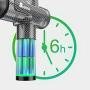 Massage Gun Deep Tissue Percussion Muscle Massage for Athletes - 20 Speeds Quiet Handheld Massager for Muscle Deep Relaxation - 6 Different Massage Heads