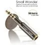 FosPower (1 Pack) 3.5mm Male to Female Auxiliary Stereo Audio Headphone Jack AUX Adapter [4-Conductor TRRS | 24K Gold Plated Plug] for iPhone, Smartphones, Tablets, Speakers, Microphone & Card Readers