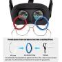AMVR Lens Anti-Scratch Ring Protecting Myopia Glasses from Scratching VR Headset Lens Compatible for Oculus Quest, Rift S or Oculus Go