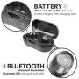 LYPERTEK TEVI - True Wireless Earbuds, Bluetooth 5.0 Stereo Hi-Fi Sound Wireless Earphones, IPX7 Waterproof, Upto 70 Hours Playtime, in-Ear Bluetooth Earphones with Charging Case
