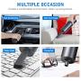 LANMU Mini Vacuum Cleaner, Portable Car Vacuum Cordless, USB Rechargeable Handheld Vacuum for Car,Desk,Keyboard,Computer and Kitchen Drawers Cleaning, Dust Buster and Blower 2 in 1