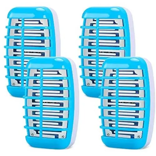 Shootingstar Bug Zapper Indoor Plug in, Indoor Mosquito Killer for Home, Electric Mosquito and Gnat Zapper Trap Lamp Eliminates Flying Pests 4 Pack Shootingstar Bug Zapper Indoor Plug in, Indoor Mosquito Killer for Home, Electric Mosquito and Gnat Zapper Trap Lamp Eliminates Flying Pests 4 Pack