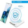 Intoval Wireless Charger, Wireless Charging Station for Samsung Galaxy Phone/Watch/Buds, Fit for S20/S10/S9/S8/Note 10/Note 9/Note 8, Active 2/Active 1/ Gear S3/ Gear Sport/Gear Fit 2, Galaxy Buds