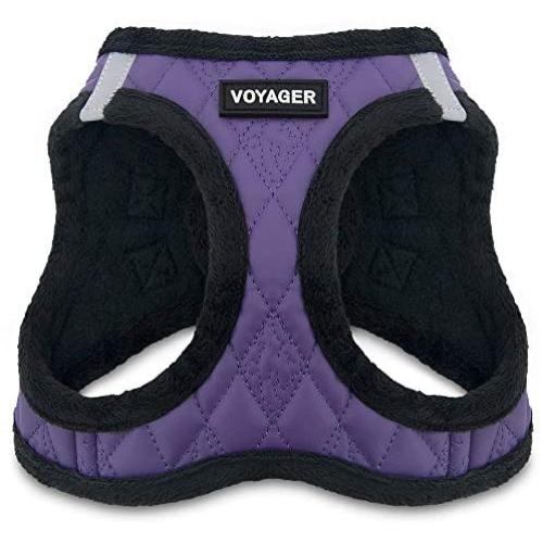 Voyager Step-in Plush Dog Harness - Soft Plush, Step in Vest Harness for Small and Medium Dogs by Best Pet Supplies