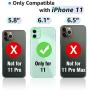 OMEETIE Battery Case for iPhone 11, 5000mAh Portable Protective Charger Case Rechargeable Extended Battery Pack Charging Case Compatible with iPhone 11 (6.1 inch) (Black)