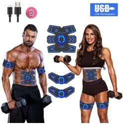 OPDG-SPORTCDIA Abs Stimulator Ab Stimulator Rechargeable Ultimate Abs Stimulator for Men Women Abdominal Work Out Ads Power Fitness Abs Muscle Training Gear ABS Workout Equipment Portable