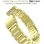 MoKo Fitbit Charge 2 Band, Universal Stainless Steel Watch Band Strap Bracelet + Connector for 2016 Fitbit Charge 2 Heart Rate + Fitness Wristband (Smart Watch NOT Included), Gold MoKo Fitbit Charge 2 Band, Universal Stainless Steel Watch Band Strap Bracelet + Connector for 2016 Fitbit Charge 2 Heart Rate + Fitness Wristband (Smart Watch NOT Included), Gold