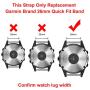 LDFAS Fenix 6X/5X Band, 26mm Vented Titanium Metal Quick Fit Watch Strap with DLC Coating Version Compatible for Garmin Fenix 6X Pro/Fenix 5X Plus Tactix Delta, Black