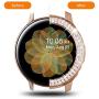 Surace Galaxy Watch Active 2 Case 40mm, Bling Frame Protective Case Compatible for Samsung Galaxy Watch Active 2 (5 Packs, Rose Gold/Pink Gold/Black/Silver/Clear)-40mm