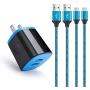 Micro USB Charger, Wall Charger Block with 6FT Android Fast Charging Cable Compatible for Samsung Galaxy S7 S6 S5 J7 J7V J8 J3 J3V J5 J6 Plus J4 J2 A10 Note 5 4,LG K40 K50 K20,Moto E6 E5 E4 G4 G5 G3