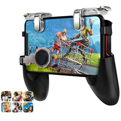 RONSHIN Wireless Controller,for PUBG Game Gamepad Mobile Phone Game Controller L1R1 Shooter Trigger Fire Button for Knives Out Gifts for Boys