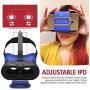 VIOTEK Spectre Folding Virtual Reality VR Headset Phone Accessory - Lightweight Glasses with Collapsible Case for Samsung Apple iPhone LG HTC Motorola Nokia Google Pixel and More!