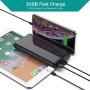 Portable Charger Power Bank 25800mAh, Ultra-High Capacity Mirror Design Phone Charging with 4 LED Indicators, 2 USB Ports External Cell Phone Battery Pack for iPhone,Samsung Android,Tablet etc