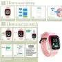 themoemoe Kids GPS Watch, Kids Smartwatch with GPS Tracker Waterproof Phone Smartwatch 1.44 SOS Touch Screen Flashlight Camera Math Game Chat (Pink) themoemoe Kids GPS Watch, Kids Smartwatch with GPS Tracker Waterproof Phone Smartwatch 1.44 SOS Touch Screen Flashlight Camera Math Game Chat (Pink)