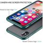 Meifigno Magic Series iPhone X Case, iPhone Xs Case, [Military Grade Drop Tested][Satiny Touch], Translucent Matte PC with Soft Edges, Shockproof and Protective Phone Case for iPhone X/Xs 5.8", Green