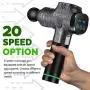 Cryotex Massage Gun – Deep Tissue Handheld Percussion Massager – Six Different Heads for Different Muscle Groups - 20 Speed Options (Grey) Cryotex Massage Gun – Deep Tissue Handheld Percussion Massager – Six Different Heads for Different Muscle Groups - 20 Speed Options (Grey)