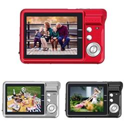 ATian 2.7" LCD HD Digital Camera Amazing Rechargeable Camera 8X Zoom Digital Camera Kids Student Camera Compact Mini Digital Camera Pocket Cameras for Kid/Seniors/Student (Red)