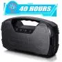 Portable Waterproof Bluetooth Speaker, 40-Hour Playtime Wireless Outdoor Speakers, 25W Rich Bass Impressive Sound, Stereo Pairing, Built-in Mic, 100ft Bluetooth for Home Party (NO LED Lights)