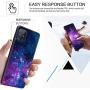 BENTOBEN Samsung Galaxy A71 Phone Case 5G [NOT Fit UW Verizon],Slim Fit Glow in The Dark Shockproof Drop Protective Hybrid Hard PC Soft TPU Bumper Girls Women Cover for Galaxy A71(2020),Nebula/Galaxy