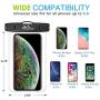 MoKo Waterproof Phone Pouch [3 Pack], Underwater Clear Phone Case Dry Bag with Lanyard Compatible with iPhone 11/11 Pro Max, X/Xs/Xr/Xs Max, 8/7/6 Plus, Samsung S10/S9/S8 Plus, S10e, S20, Note 10/9/8