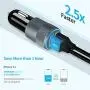 USB Car Charger Adapter, 4.8A/24W Dual Ports Fast Charging, Compatible for Apple iPhone 11 Pro Max/11 Pro/11/XS MAX/XS/XR/X/SE 2020/8 Plus/8/7 Plus/7/6s/6/iPad Air/Mini, with 3.3FT Cloth Braided Cable USB Car Charger Adapter, 4.8A/24W Dual Ports Fast Charging, Compatible for Apple iPhone 11 Pro Max/11 Pro/11/XS MAX/XS/XR/X/SE 2020/8 Plus/8/7 Plus/7/6s/6/iPad Air/Mini, with 3.3FT Cloth Braided Cable