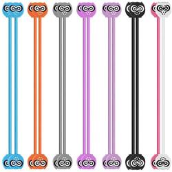 SUNFICON 14 Pack Twist Ties Silicone Cable Clips Straps Magnetic Cable Organizers Owl Headphone Earbuds Cord Winder Manager Keeper Bookmark Whiteboard Fridge Magnets Holder Home Office School Kitchen