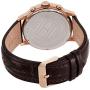 Tommy Hilfiger Mens Casual Stainless Steel Quartz Watch with Leather Calfskin Strap, Brown, 22 (Model: 1791308)