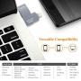 USB Flash Drive Photo Stick for iPhone Flash Drive for iPhone PhotoStick Mobile for iPhone USB Flash Drive Android Backup Drive OTG Smart Phone Memory Stick Storage iPAD USB 3.0 WIVIC (Grey)