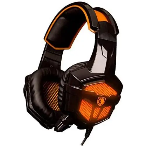 SADES 921S 3.5mm Plug Over Ear Wired Stereo Headset Gaming Earphone Bass Noise Canceling Isolating Headphones with Mic for PC Gamer Tablet Laptops Mobile Phone MP3 MP4 SADES 921S 3.5mm Plug Over Ear Wired Stereo Headset Gaming Earphone Bass Noise Canceling Isolating Headphones with Mic for PC Gamer Tablet Laptops Mobile Phone MP3 MP4