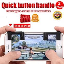 RONSHIN 1 Pair Smartphone Mobile Gaming Trigger Button Handle Fire Button Controller for PUBG