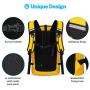 Gonex Waterproof Backpack for Men, Floating Dry Bag, 35L Waterproof Travel Roll Top Fishing Backpack Keeps Gear Dry for Kayaking Boating Rafting Fishing Swimming Beach with Phone Case