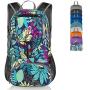 WATERFLY Packable Backpack Daypack for Men Women 20L Lightweight Travel Hiking Daypack