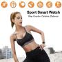 Yocuby Smart Watch for Women,Bluetooth Fitness Tracker Compatible with iOS,Android Phone, Sport Activity Tracker with Sleep/Heart Rate Monitor, Calorie Counter
