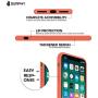 SURPHY Silicone Case for iPhone X iPhone Xs Case, Soft Liquid Silicone Shockproof Phone Case (with Microfiber Lining) Compatible with iPhone Xs (2018)/ iPhone X (2017) 5.8 inches (Nectarine)