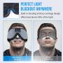 Sleep Headphones 3D Bluetooth Sleep Mask, MUSICOZY Wireless Music Eye Mask with Sleeping Headphones for Side Sleepers, Air Travel, Meditation, Built-in Ultra Soft Thin Speakers Microphone Washable