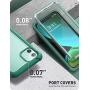 i-Blason Ares Case for iPhone 11 6.1 inch (2019 Release), Dual Layer Rugged Clear Bumper Case with Built-in Screen Protector (Mint Green)