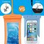 Floating Waterproof Phone Pouch, Cambond 3 Pack Waterproof Phone Case, Transparent PVC Water Proof Cell Phone Pouch Dry Bag with Lanyard for iPhone Xs Max XR X 8 7 6 Plus (Blue+White+Orange)