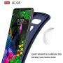 Sucnakp LG G8 ThinQ Case,LG G8 Case, TPU Shock Absorption Cell Phone Cases Technology Raised Bezels Protective Cover for LG G8 Case (TPU Blue)