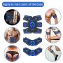 OPDG-SPORTCDIA Abs Stimulator Ab Stimulator Rechargeable Ultimate Abs Stimulator for Men Women Abdominal Work Out Ads Power Fitness Abs Muscle Training Gear ABS Workout Equipment Portable