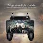 NOLOGO Jltx-My PUBG Mobile Game Controller Gamepad Trigger Aim Button L1R1 Shooter Joystick for Android Phone Mobile Game Accessories (Color : Black)