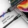 NetDot Gen12 3 in 1 Magnetic Fast Charging Data Transfer Cable Compatible with Micro USB & USB-C Smartphones and i-Product(3.3ft/2 Pack Black) NetDot Gen12 3 in 1 Magnetic Fast Charging Data Transfer Cable Compatible with Micro USB & USB-C Smartphones and i-Product(3.3ft/2 Pack Black)