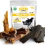 Super Snacks Dog Treats Variety Pack 2LB - High Protein Beef Chews for Dogs, 100% Natural & Digestible: Liver, Tendons, Beef Jerky Sticks, MooTubes & Braided Jerky, All in One for Puppies & Large Dogs