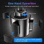 Cup Phone Holder for Car - RAXFLY Adjustable Gooseneck Hands Free Car Cup Holder Phone Mount Universal Compatible with iPhone 11 X XR 7 8 Plus Samsung Note 10 S10 Plus Car Mount Accessories Black