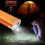 Jackery Portable Travel Charger Bar 6000mAh Power Outdoors Pocket-Sized Ultra Compact External Battery Power Bank Fast Charging Speed with Emergency Flashlight for iPhone, Samsung and Others - Orange