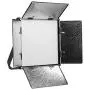 Ikan Lyra (3X) Bi-Color 3200K-5600K Soft Panel (1) 1 x 1 Studio & Field LED Lighting Kit, Includes Barn Doors, Stands and Case, Bi-Color Adjustable (LB10-3PT-KIT) - Black Ikan Lyra (3X) Bi-Color 3200K-5600K Soft Panel (1) 1 x 1 Studio & Field LED Lighting Kit, Includes Barn Doors, Stands and Case, Bi-Color Adjustable (LB10-3PT-KIT) - Black