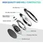 Phone Ring Holder Finger Kickstand, A-Maker 360° Rotation Metal Phone Ring Stand,Phone Ring Grip for Magnetic Car Mount Compatible with iPhone, Samsung Galaxy All Smartphone (Black) Phone Ring Holder Finger Kickstand, A-Maker 360° Rotation Metal Phone Ring Stand,Phone Ring Grip for Magnetic Car Mount Compatible with iPhone, Samsung Galaxy All Smartphone (Black)