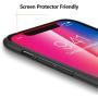 TORRAS Slim Fit iPhone Xs Case/iPhone X Case, Hard Plastic PC Super Thin Mobile Phone Cover Case with Matte Finish Coating Grip Compatible with iPhone X/iPhone Xs 5.8 inch, Black