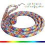 Wooflinen 7ft Ultra Reflective Fatty Series Premium Dog Slip Leash - Made from Large Gauge Mountain Climbing Rope - Make a Statement While Walking The Strongest of Pullers